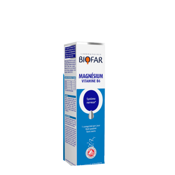 BIOFAR Magnésium vitamine B6 30 comprimés – Image 1