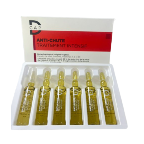 DCAP AMPOULES TRAITEMENT INTENSIF ANTI-CHUTE 12 X 10 ML – Image 1