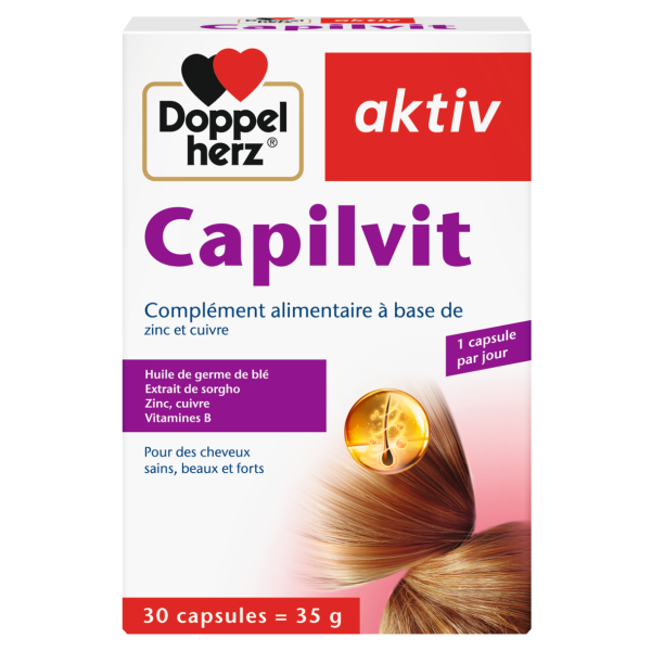 DOPPELHERZ AKTIV CAPILVIT 30 CAPSULES – Image 1