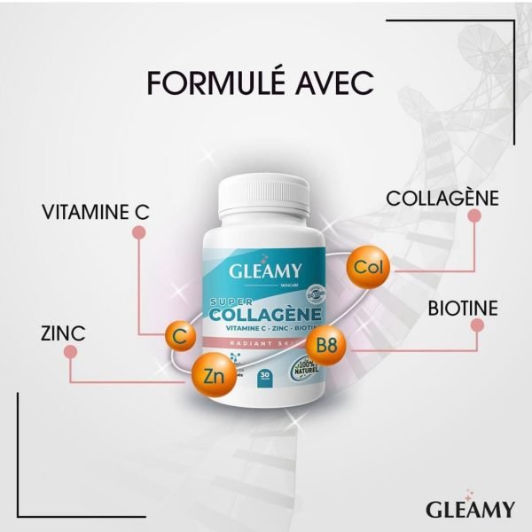 GLEAMY SUPER COLLAGÈNE CURE 1 MOIS – Image 2