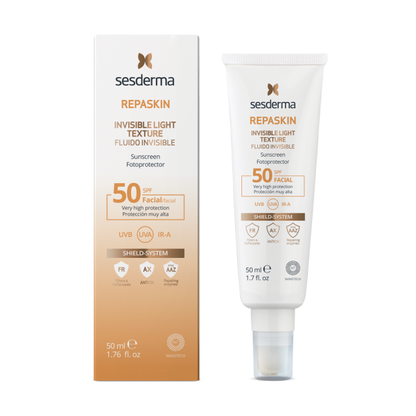 SESDERMA REPASKIN Fluide invisible SPF50 50ml – Image 1