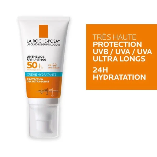 LA ROCHE POSAY ANTHELIOS UVMUNE 400 CREME HYDRATANTE INVISIBLE SPF50+ 50mL – Image 2