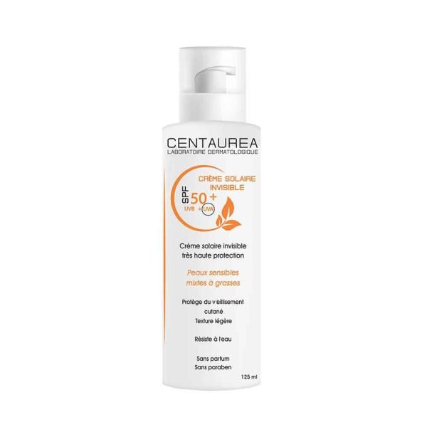 CENTAUREA CRÈME SOLAIRE INVISIBLE SPF 50+ 125ml – Image 1