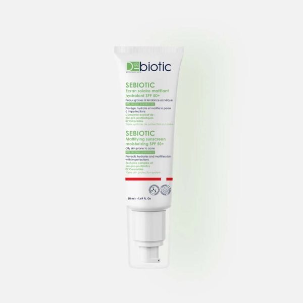 D-BIOTIC SEBIOTIC ECRAN SOLAIRE MATIFIANT SPF50+ 50ml – Image 1