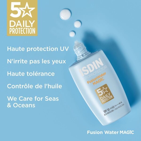 ISDIN FOTOPROTECTOR FUSION FLUIDE WATER SPF50+ – Image 3