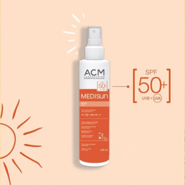 ACM MEDISUN SPRAY SPF50+ 200mL – Image 3