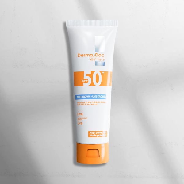 DERMADOC CREME SOLAIRE SPF50+ INVISIBLE 50ML – Image 1