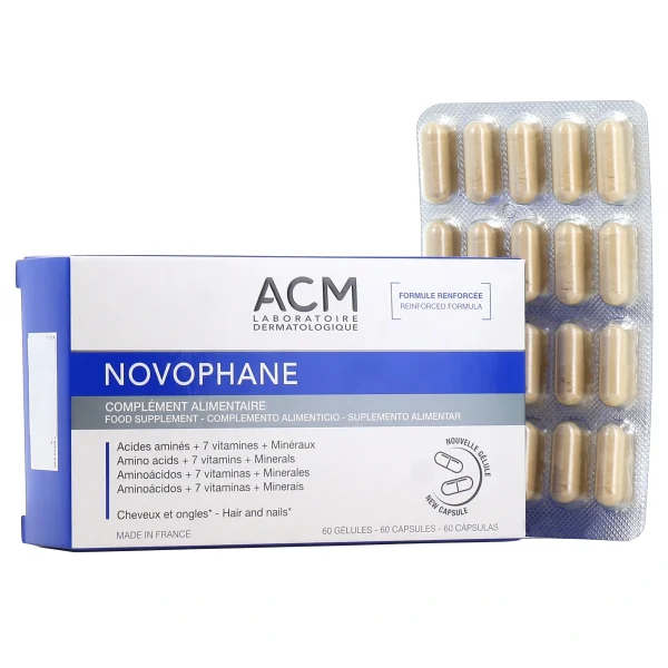 ACM NOVOPHANE ONGLES ET CHEVEUX B 60 GELULES – Image 2