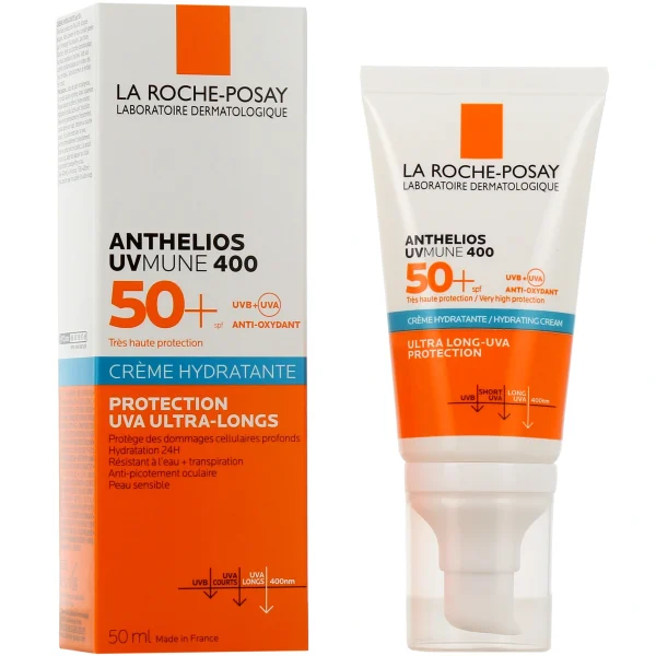 LA ROCHE POSAY ANTHELIOS UVMUNE 400 CREME HYDRATANTE INVISIBLE SPF50+ 50mL – Image 3