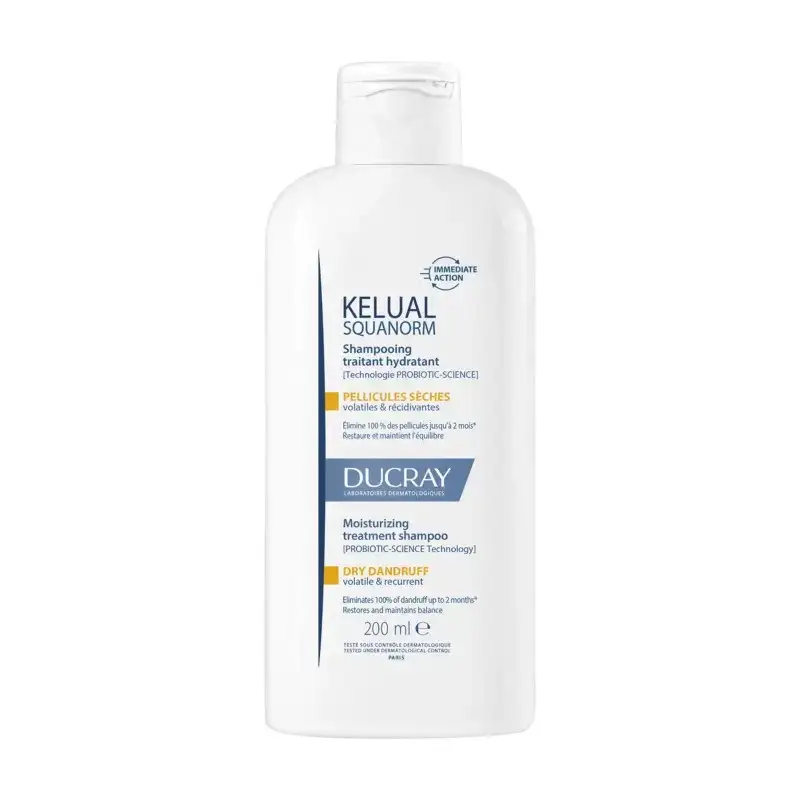 Ducray Kelual Squanorm Shampoing Pellicules Sèches