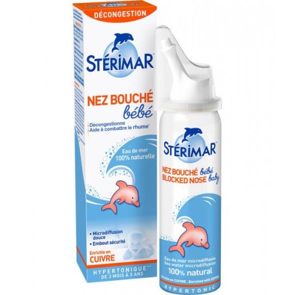 STERIMAR BEBE HYPERTONIQUE NEZ BOUCHE 50ML – Image 1