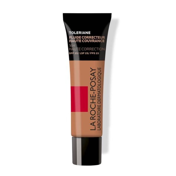 La Roche-Posay Toleriane Fluide N°14 , fond de teint fluide ultra-doux pour peaux sensibles, protection solaire et teint unifié.