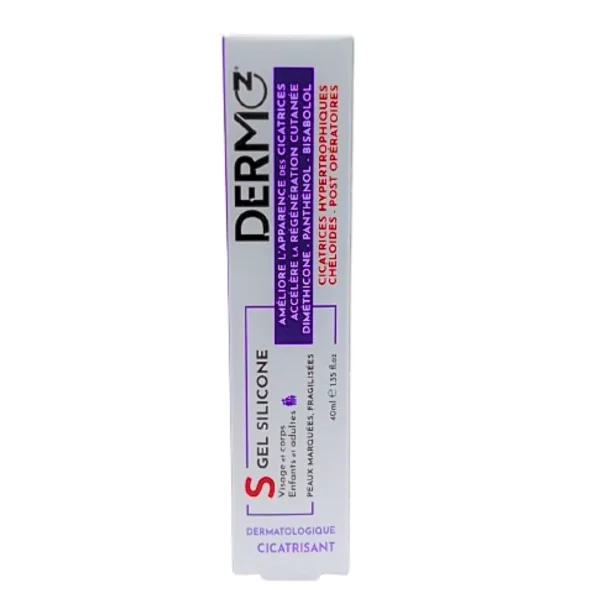 DERMOZ S GEL SILICONE CICATRISANT VISAGE CORPS ENFANTS ADULTES 40ML – Image 1