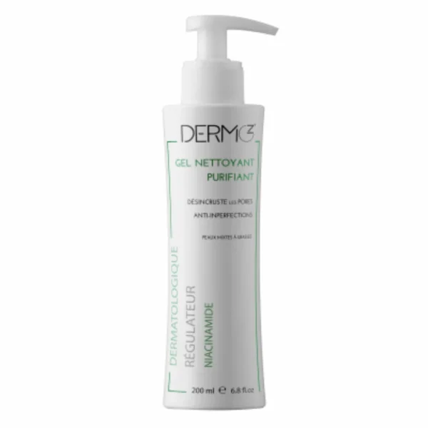 DERMOZ GEL NETTOYANT PURIFIANT 200ML – Image 1