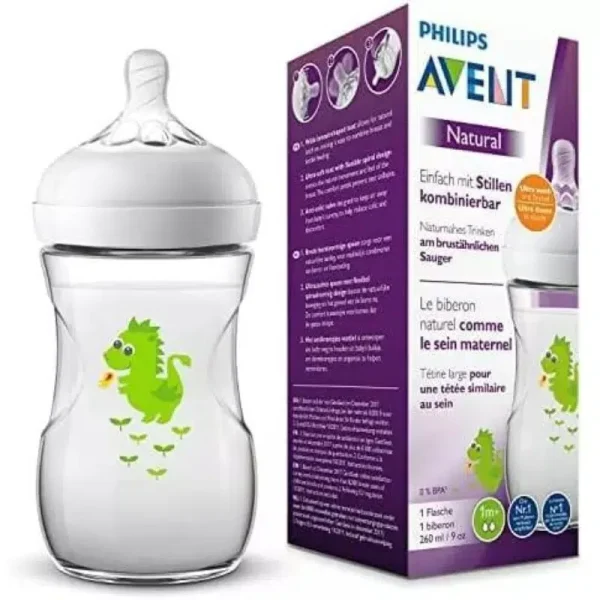 AVENT BIBERON NATURAL DRAGON 260ML REF SCF070/24 – Image 1