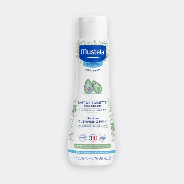 MUSTELA LAIT DE TOILETTE SANS RINCAGE 200 ML – Image 1