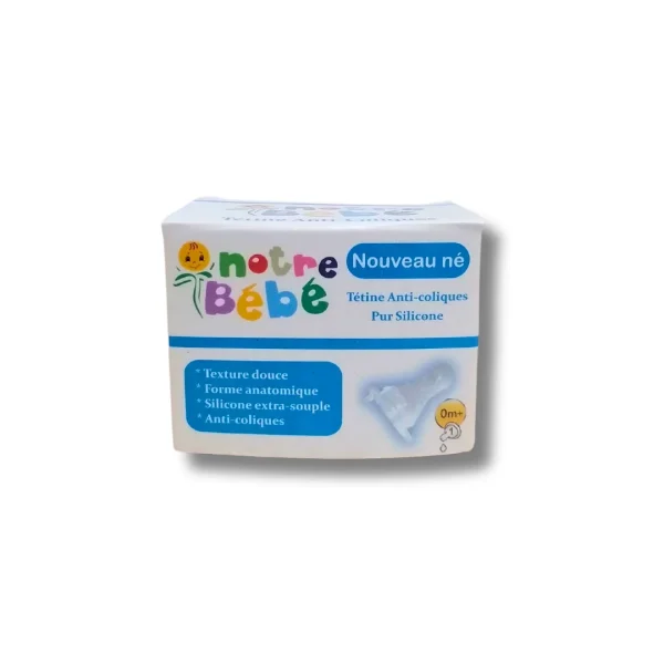 NOTRE BÉBÉ Nouveau-Né Tétine Anti-Colique +0 Mois