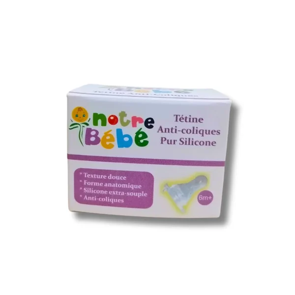 NOTRE BÉBÉ Tétine Anti-Coliques +6 Mois