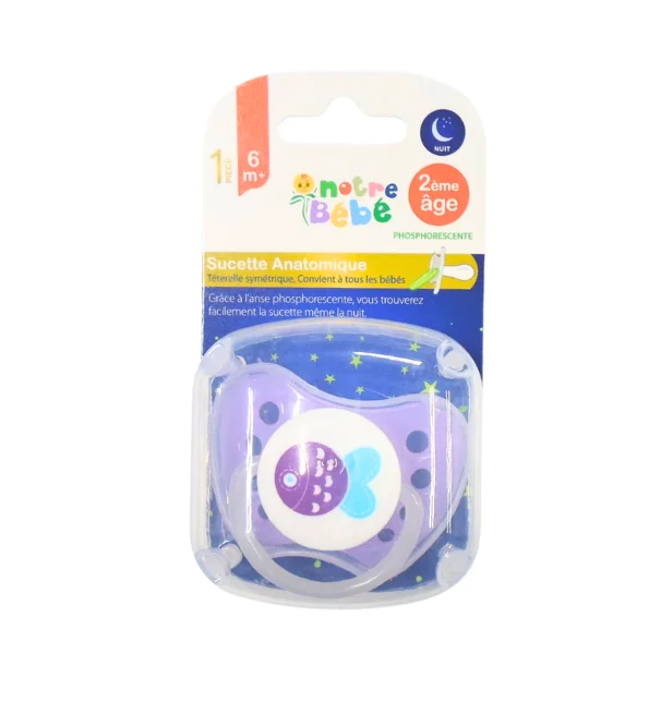 Notre Bébé Sucette Anatomique Nuit 2ᵉ Âge