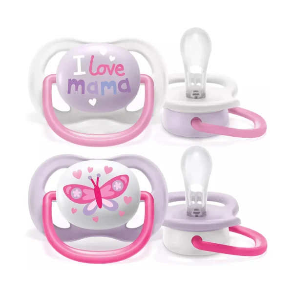 AVENT SUCETTE AIR COLL 0-6MOIS GIRL MAM/BFL REF SCF 080/02 – Image 1