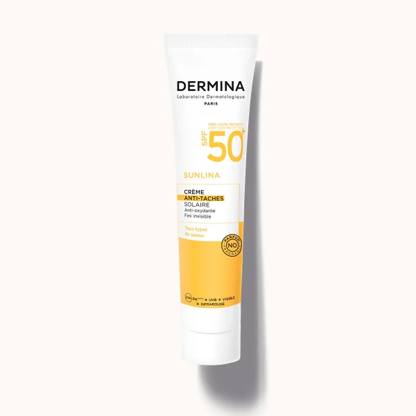 DERMINA SUNLINA CREME ANTI-TACHE SPF50 40ML – Image 1