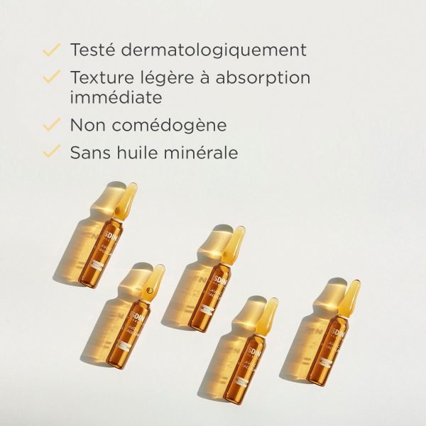 ISDIN FLAVO-C ULTRAGLICAN SERUM ANTIOXYDANT JOUR B10 AMPOULES – Image 2