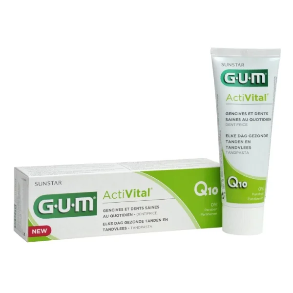GUM ACTIVITAL Q10 DENTIFRICE 75ML REF 6050 – Image 2