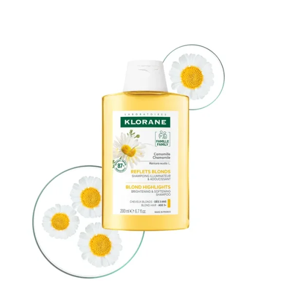 KLORANE SHAMPOOING A LA CAMOMILLE 200ML – Image 2
