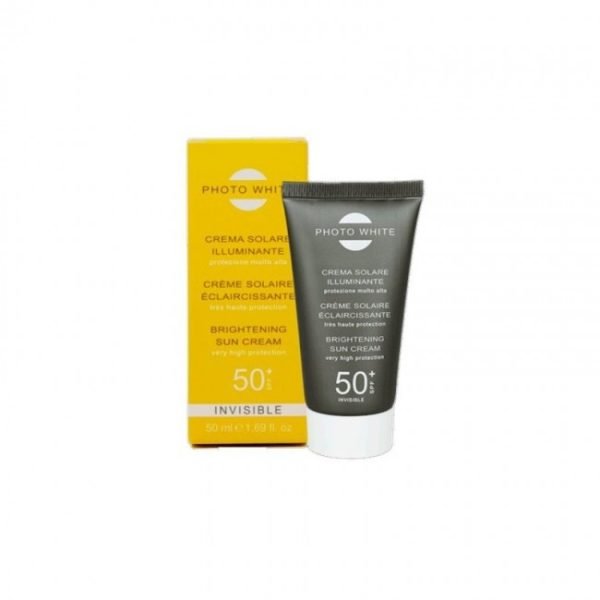 PHOTO WHITE CREME SOLAIRE ECLAIRCISSANTE INVISIBLE SPF50+ 50ML – Image 1