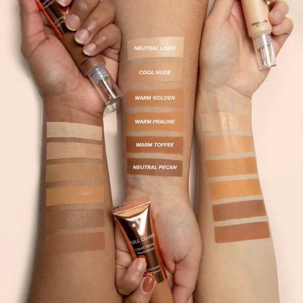 ABSOLUTE NEW YORK FULL COVER FONDS DE TEINT LIQUIDE 04 WARM PRALINE – Image 2