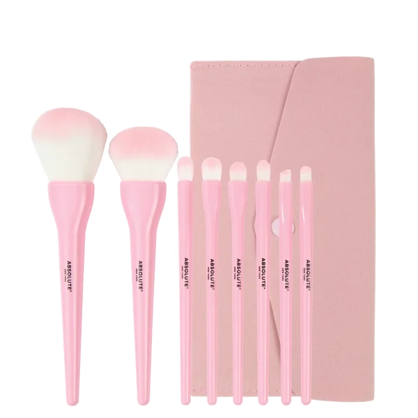 ABSOLUTE NEW YORK Pink Essentials Makeup Brush Set – Image 2