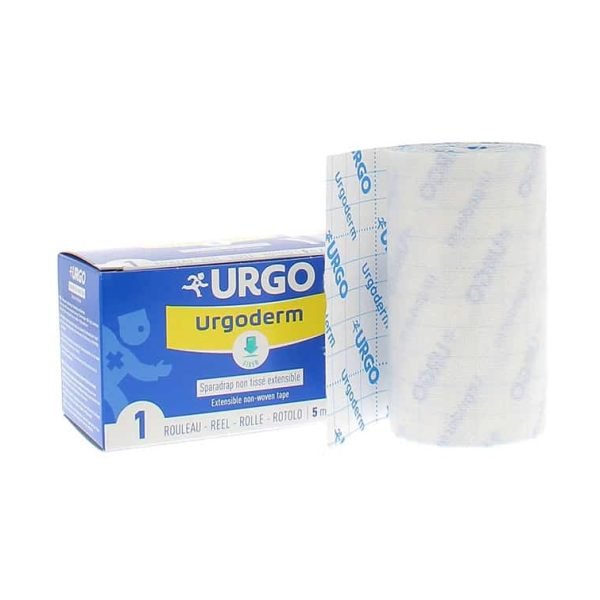 URGO URGODERM SPARADRAP HYPOALLERGENIQUE NON TISSE 5M*10CM – Image 1