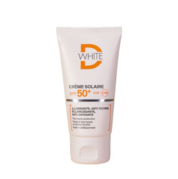 Crème Solaire Invisible SPF50+ DWHITE 50 ml – Protection UV Ultime et Teint Parfait – Image 2