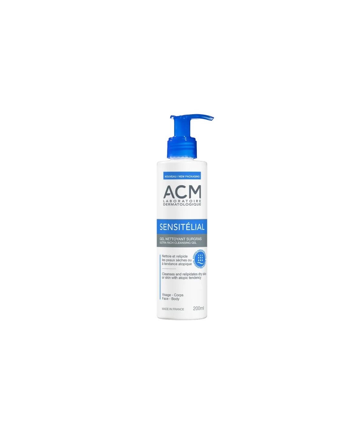 ACM Sensitelial Gel Nettoyant Surgras ACM Sensitelial Gel Nettoyant Surgras