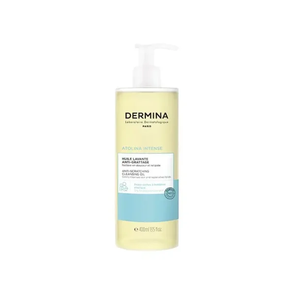 DERMINA ATOLINA INTENSE HUILE LAVANTE RELIPIDANTE 400ML – Image 1