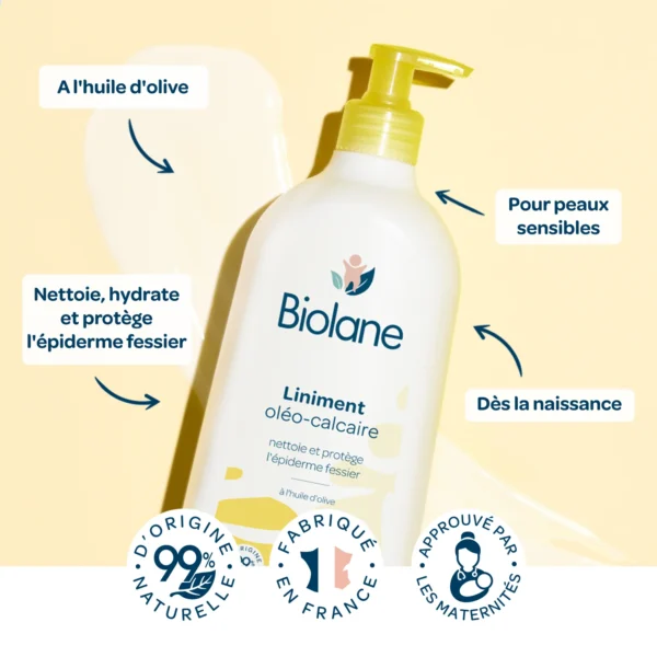 BIOLANE LINIMENT OLEO-CALCAIRE 700ML – Image 2