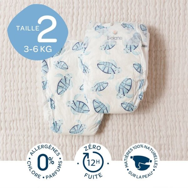 BIOLANE COUCHES ECOLOGIQUES TAILLE 2 3-6KG B28 – Image 2