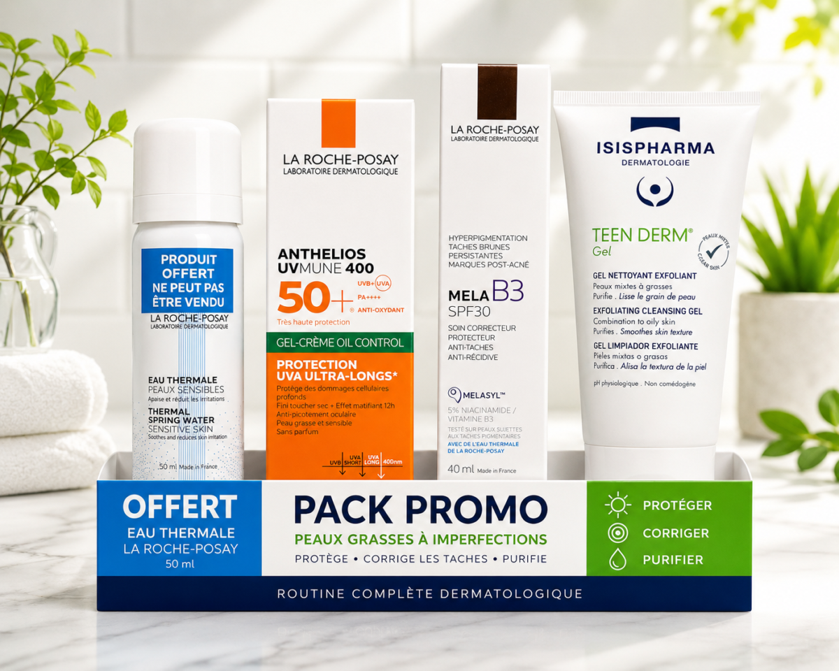 PACK SPECIAL POUR LA PEAU GRASSE