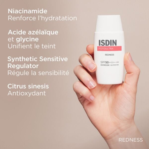 ISDIN FOTOULTRA REDNESS SPF50 50ML – Image 2