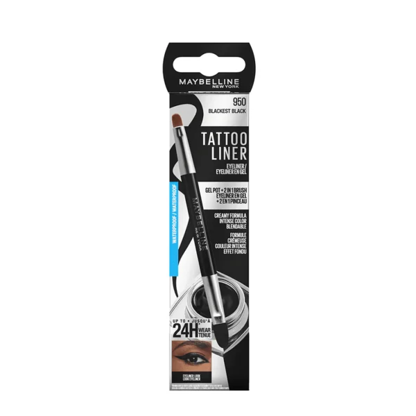 MAYBELLINE TATTOO LINER GEL BLACK N950 – Image 2