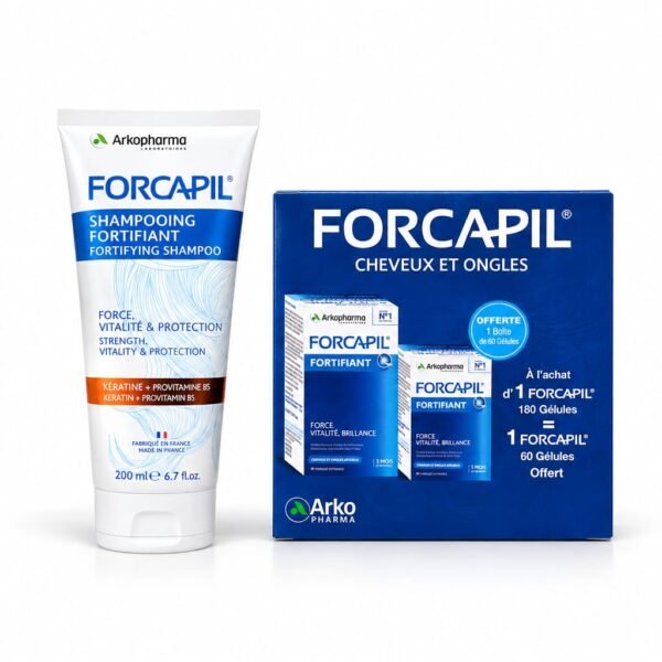 FORCAPIL B180 GELULES + SHAMPOOING FORTIFIANT