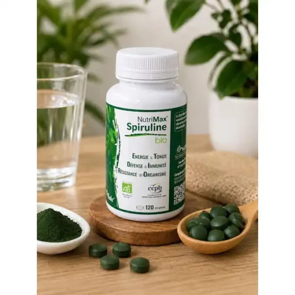 NUTRIMAX SPIRULINE BIO 60G B120 COMP – Image 2